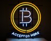 Bitcoin accepted here sign by Cryptocables