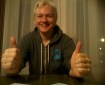 Julian Assange Thumbs Up