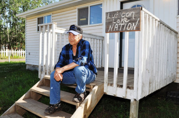 Former chief of the Lubicon Cree Bernard Ominayak.