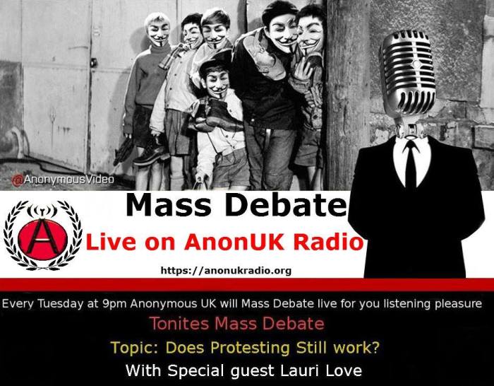 Mass Debate with Lauri Love on AnonUKRadio