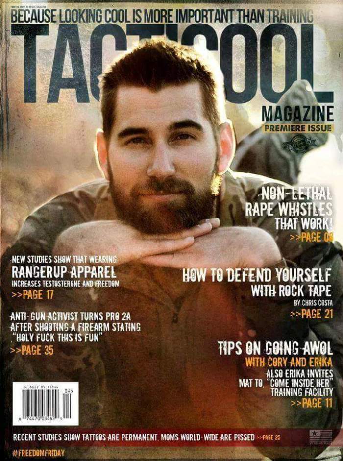 TactiCOOL magazine, for the tactisexual in your life. Via Gary Wickmiller on Facebook
