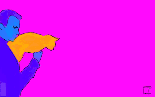 Pew Pew Lazor Cat via Jonathan Lark in 2600 on Fedbook