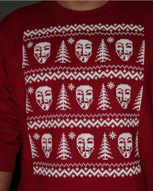 Anonymous Christmas sweatshirt