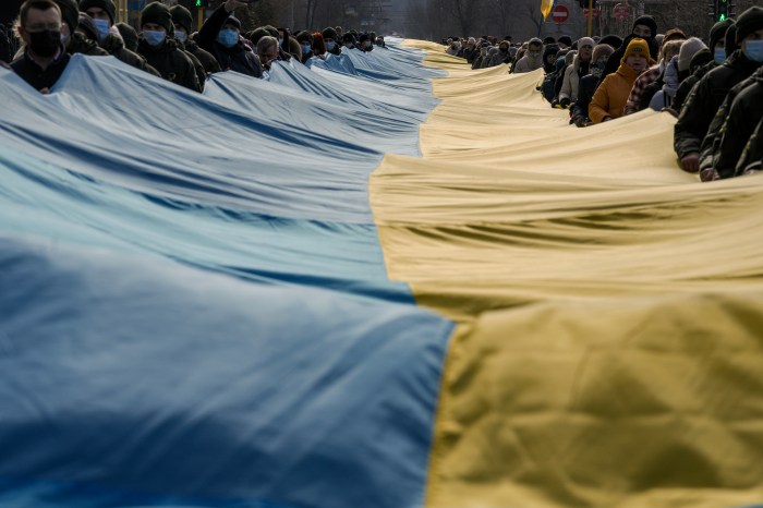 Ukrainian flag forever